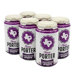Lakewood Texas Porter - 6 pack can / 12oz