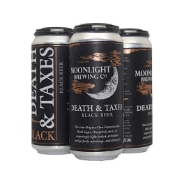 Moonlight Death and Taxes Black Beer - 4 cans / 16oz