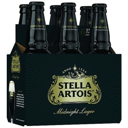 STELLA ARTOIS MIDNIGHT LAGER 6 PK