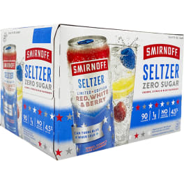 Smirnoff Seltzer Red, White & Berry - 12 cans / 12oz