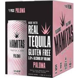 Mamitas Paloma Tequila & Soda - 4 cans / 12oz