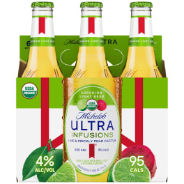 Michelob Ultra Infusions Lime & Prickly Pear Cactus 6pack 12oz