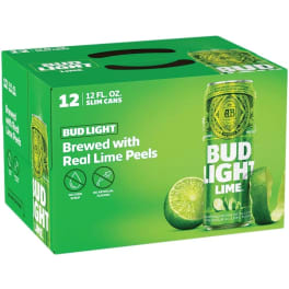 Bud Light Lime Beer - 12 cans / 12oz