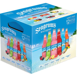 Seagram's Escapes Variety Pack - 12 bottles / 11.2oz