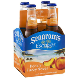 Seagram's Escapes Peach Fuzzy Navel Cocktail - 4 bottles / 11.2oz