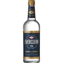 Everclear 190 Grain Alcohol Moonshine Whiskey - 750mL