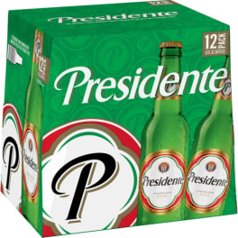 Presidente Pilsner - 12 bottles / 12oz