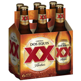 Dos Equis Amber - 6 pack bottle / 12oz
