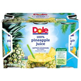 DOLE - PINEAPPLE 6PK - 6oz
