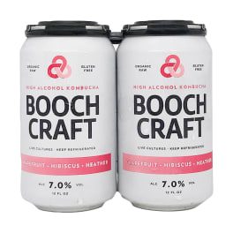 BoochCraft Grapefruit Hibiscus 6x12oz Cans