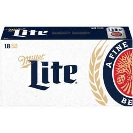 Miller Lite 18pk cans