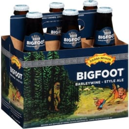 Sierra Nevada Bigfoot Barleywine Style 6 pack bottle