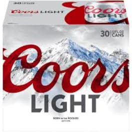 Coors Light 30 pack can