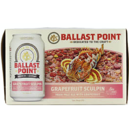 Ballast Point Grapefruit Sculpin 6 pack can