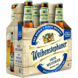 Weihenstephaner Hefe Weissbier 6 pack bottle