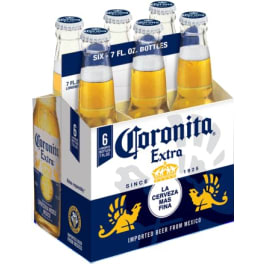 Corona Extra 6 pack bottle