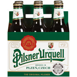 Pilsner Urquell 6 pack bottle