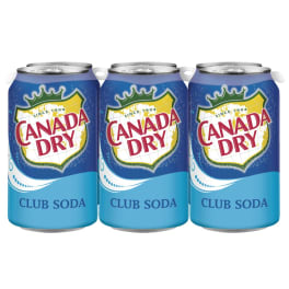 CANADA DRY CLUB SODA 6PK