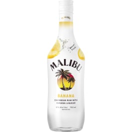 Malibu Caribbean Tropical Banana Flavored Rum - 750mL