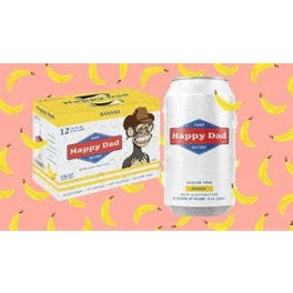 Happy Dad Banana 12pack 12oz cans