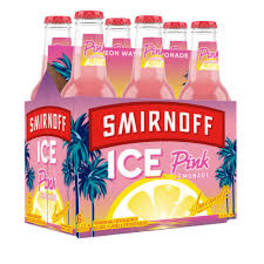 Smirnoff Pink Lemonade 6 Pack Bottles
