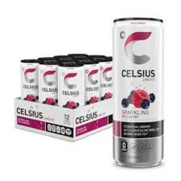 Celsius 12 Pack Cans Sparkling Wild Berry