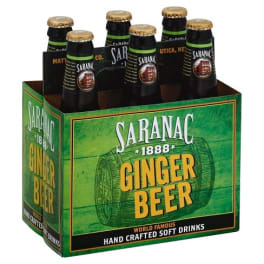 Saranac Ginger Beer 6 Pack 12oz Bottles