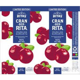 Cran-Ber-Rita 16oz 4Pack Cans