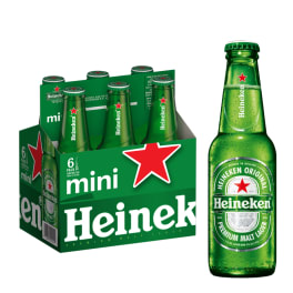 Heineken 6Pack 7oz Bottles