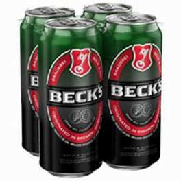 Becks 4 Pack 16oz Cans