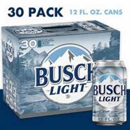 Busch Light 30pack Cans