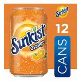 Sunkist Orange 12pack Can