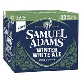 *Seasonal* Sam Adams Winter White Ale 12 Pack Bottle
