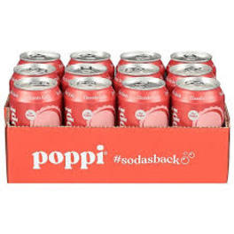 Poppi 12 Pack Cans Classic Cola