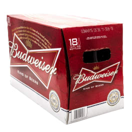BUDWEISER 12 OZ 18 BTL