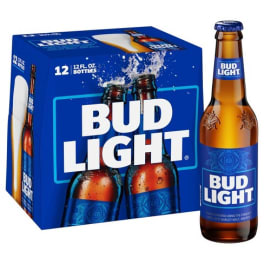 Bud Light Beer - 12 bottles / 12oz