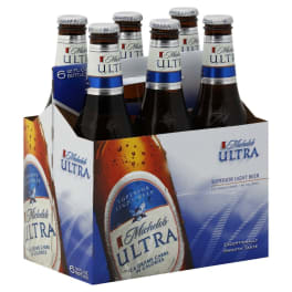 Michelob Ultra Light Beer - 6 bottles / 12oz