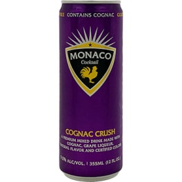 Monaco Cognac Crush Cocktail - 1 can / 12oz