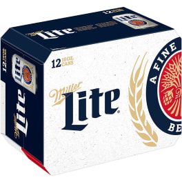 Miller Lite - 12 cans / 16oz