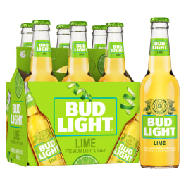 Bud Light Lime Beer - 6 bottles / 12oz