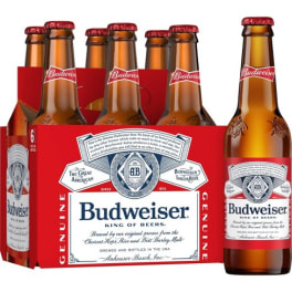 Budweiser Lager - 6 bottles / 12oz