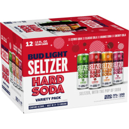 Budweiser Seltzer Hard Soda - 12 Pack/ 12oz Cans