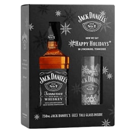 Jack Daniel's Old No. 7 Tennessee Whiskey Black Gift Set - 750mL