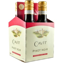 Cavit Pinot Noir - 4 Packs/ 187mL