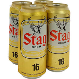 Stag Beer - 4 cans / 16oz