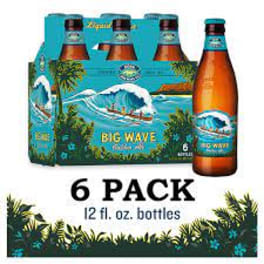 Kona Big Wave Golden Ale 6 Pack 12oz Bottles