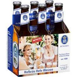 Hofbrau Hefe Weizen 6 Pack Bottles