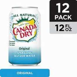 Canada Dry Seltzer 12Pack Cans