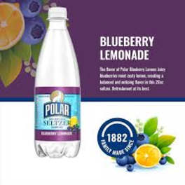 Polar Blueberry Lemon 1Liter Bottle