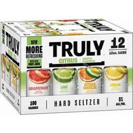 Truly Hard Seltzer Citrus Mix 12pack Cans
